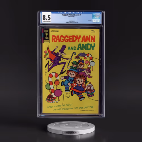 Raggedy Ann and Andy #6 CGC 8.5 Off-white to White Pages (Gold Key, 9/73) - Universal