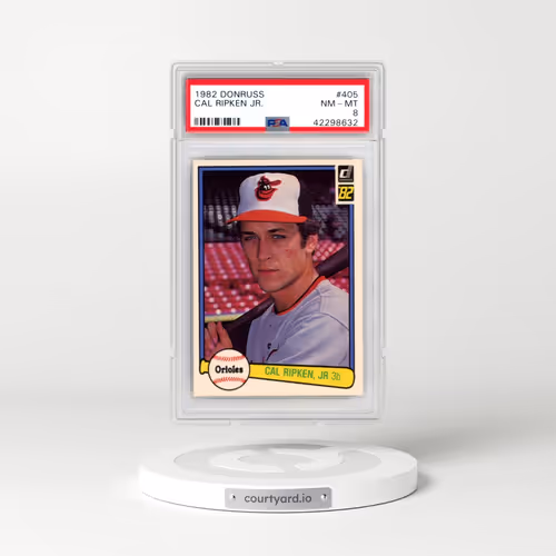 1982 Donruss #405 Cal Ripken Jr. (PSA 8 NM-MT)