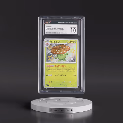 2023 Shiny Treasure ex #193/190 Vileplume - Shiny Rare Holo (CGC 10 GEM MINT)