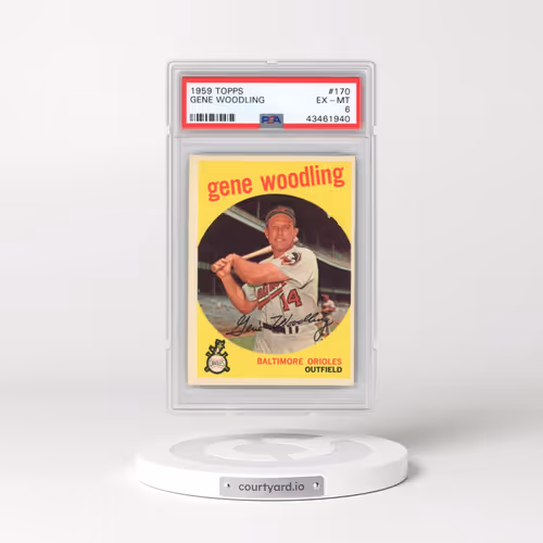 1959 Topps #170 Gene Woodling (PSA 6 EX-MT)