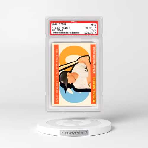 1960 Topps #563 Mickey Mantle - All Star (PSA 8 NM-MT)