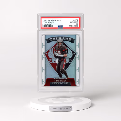 2021 Panini Rookies & Stars Crusade #CR2 Tom Brady (PSA 10 GEM MINT)