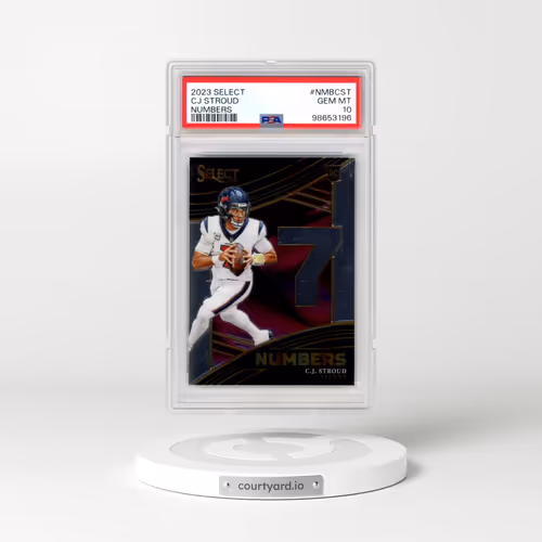 2023 Panini Select Select Numbers #NMBCST CJ Stroud (PSA 10 GEM MINT)