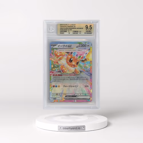 2024 Pokémon Sv8a-Terastal Fest EX #126 Eevee EX - Holo (BGS 9.5 GEM MINT)