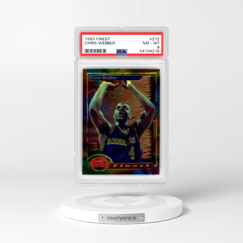 1993 Finest #212 Chris Webber (PSA 8 NM-MT)