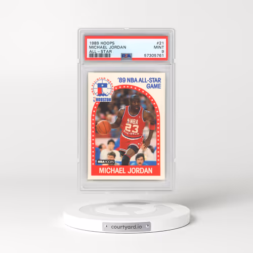 1989 Hoops #21 Michael Jordan - All-Star (PSA 9 MINT)