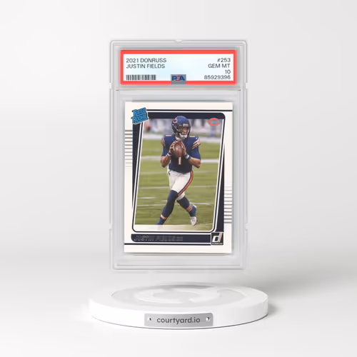 2021 Panini Donruss #253 Justin Fields (PSA 10 GEM MINT)