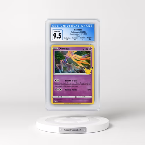 2021 Celebrations #012/025 Xerneas - Holo (CGC 10 GEM MINT)