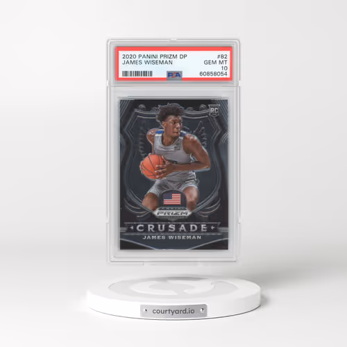 2020 Panini Prizm Draft Picks #82 James Wiseman (PSA 10 GEM MINT)