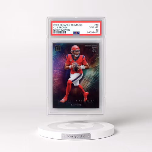 2023 Panini Clearly Donruss Night Moves #19 CJ Stroud (PSA 10 GEM MINT)