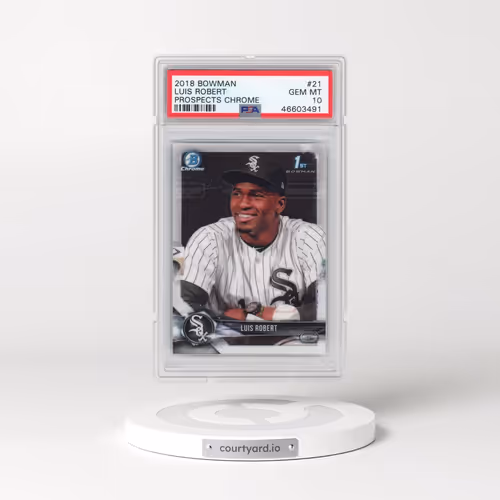 2018 Bowman Prospects Chrome #21 Luis Robert (PSA 10 GEM MINT)