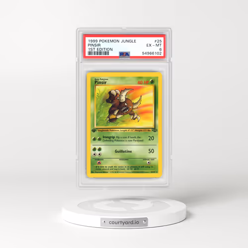 1999 Pokémon Jungle #25 Pinsir - 1st Edition (PSA 6 EX-MT)