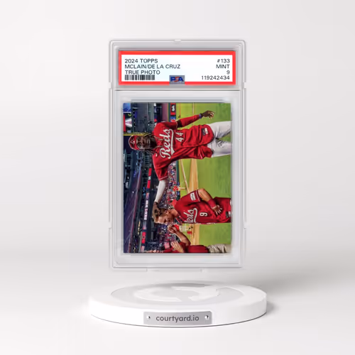 2024 Topps #133 Elly de La Cruz/Matt Mclain - True Photo (PSA 9 MINT)