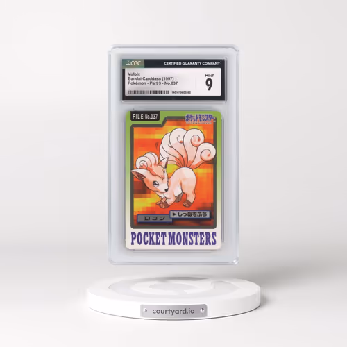1997 (Pocket Monsters on Bottom) Part 3 #037 Vulpix (CGC 9 MINT)