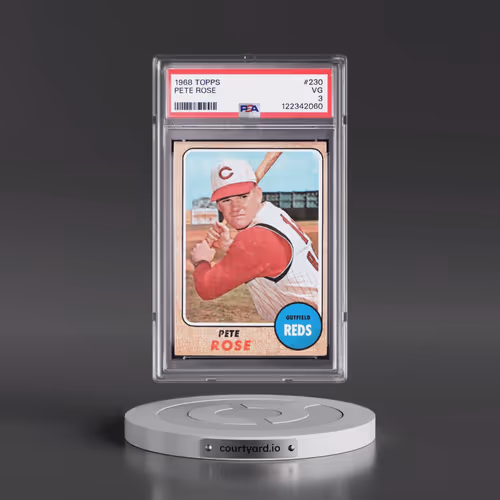 1968 Topps #230 Pete Rose (PSA 3 VG)