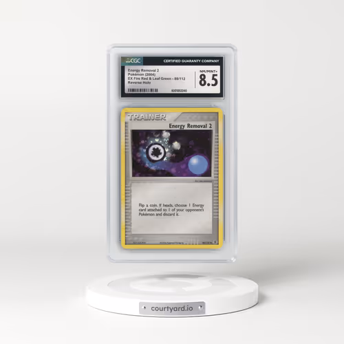 2004 EX Fire Red & Leaf Green #89/112 Energy Removal 2 - Reverse Holo (CGC 8.5 NM-MT+)