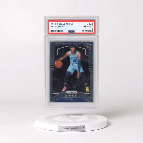 2019 Panini Prizm #249 Ja Morant (PSA 10 GEM MINT)