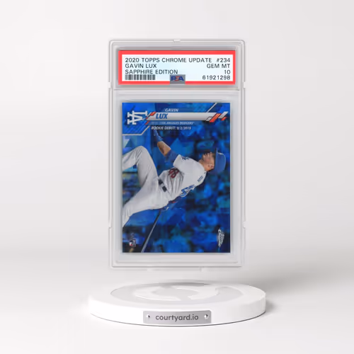 2020 Topps Chrome Update Sapphire Edition #234 Gavin Lux (PSA 10 GEM MINT)