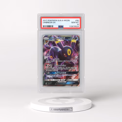 2017 Pokémon Sun & Moon #80 Umbreon GX - Holo (PSA 10 GEM MINT)