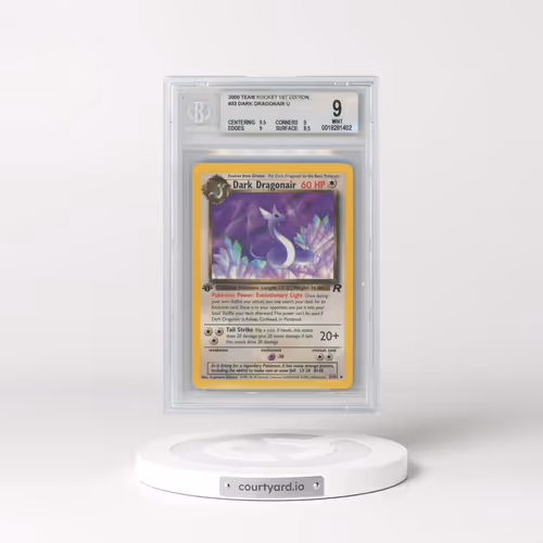 2000 Team Rocket #33 Dark Dragonair - 1st Edition 1st Edition (BGS 9 MINT)
