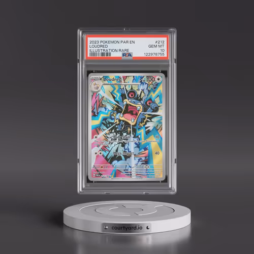 2023 Pokémon Par EN-Paradox Rift #212 Loudred - Illustration Rare (PSA 10 GEM MINT)