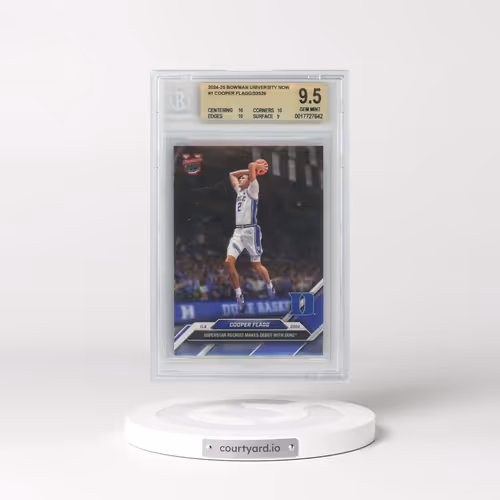 2024 Bowman U Now #1 Cooper Flagg (BGS 9.5 GEM MINT)