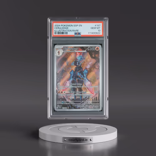 2024 Pokémon Ssp EN-Surging Sparks #197 Ceruledge - Illustration Rare (PSA 10 GEM MINT)