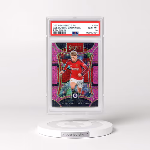 2023-24 Panini Select Premier League #169 Alejandro Garnacho - Pink Mojo (PSA 10 GEM MINT)