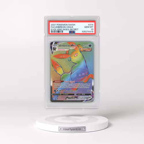 2021 Pokémon Sword & Shield Evolving Skies #214 Umbreon Vmax - Full Art Secret (PSA 10 GEM MINT)