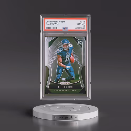 2019 Panini Prizm #344 A.J. Brown (PSA 10 GEM MINT)
