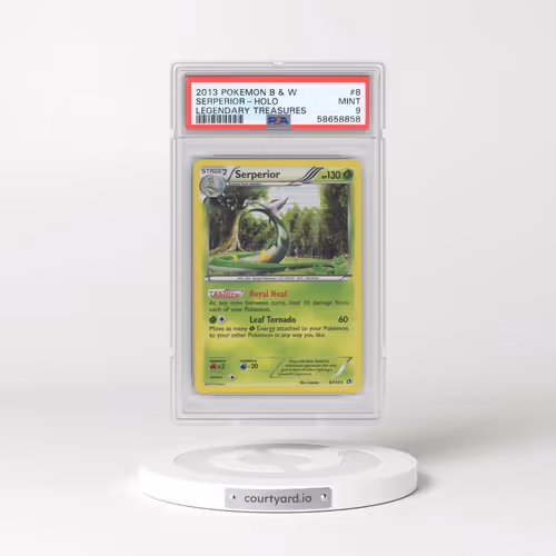 2013 Pokémon Black & White Legendary Treasures #8 Serperior - Holo (PSA 9 MINT)