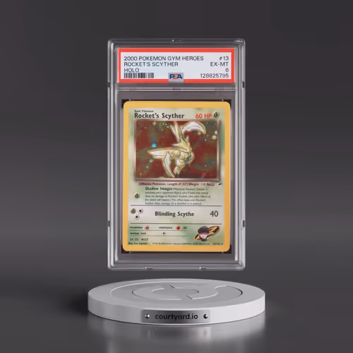 2000 Pokémon Gym Heroes #13 Rocket's Scyther - Holo (PSA 6 EX-MT)