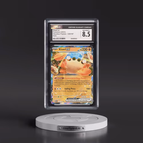 2023 Obsidian Flames - OBF EN #120/197 Klawf ex - Holo (CGC 8.5 NM-MT+)