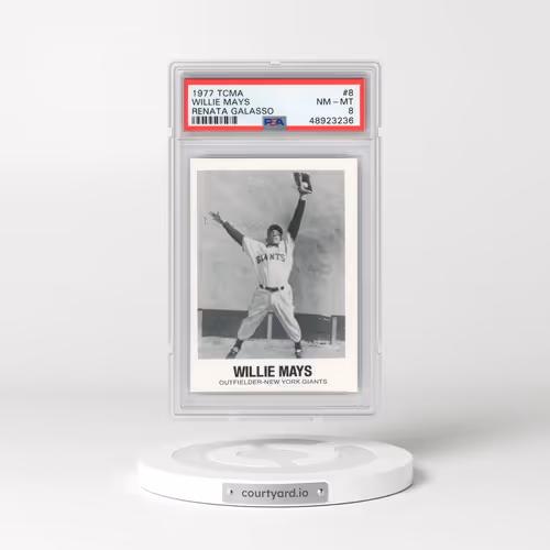 1977 TCMA Renata Galasso #8 Willie Mays (PSA 8 NM-MT)
