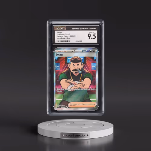 2024 Pokémon Paf EN-Paldean Fates #228 Judge - Ultra Rare (CGC 9.5 MINT+)