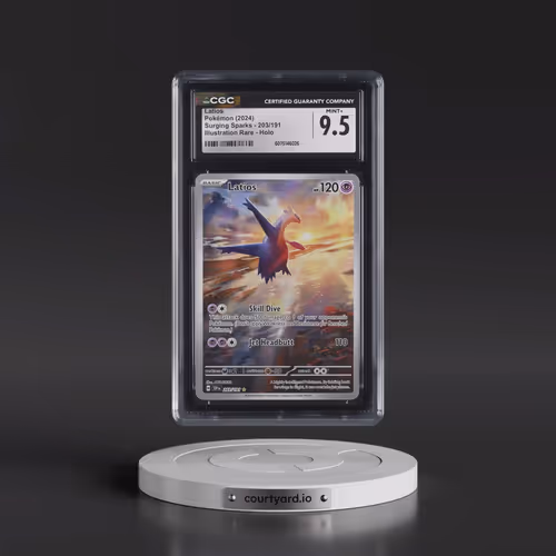 2024 Surging Sparks - SSP EN #203/191 Latios - Illustration Rare Holo (CGC 9.5 MINT+)