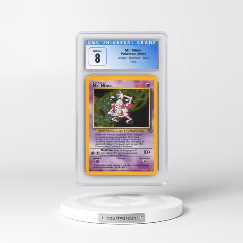 1999 Jungle #6/64 Mr. Mime - Holo (CGC 8 NM-MT)