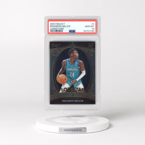 2023 Panini Select Lodestars #3 Brandon Miller (PSA 10 GEM MINT)