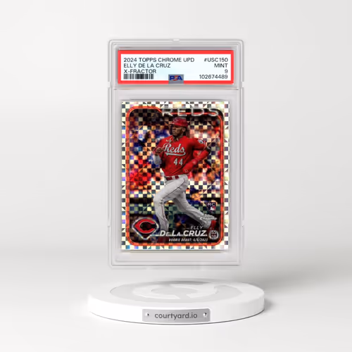 2024 Topps Chrome Update #USC150 Elly de La Cruz - X-Fractor (PSA 9 MINT)