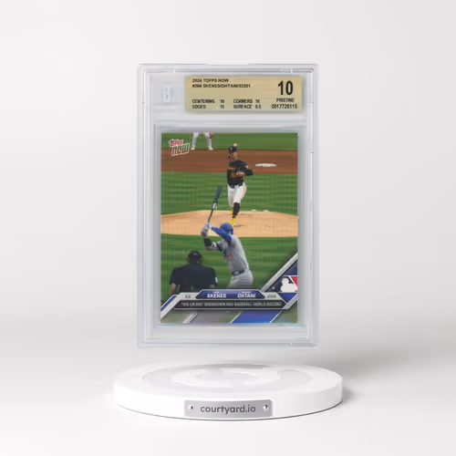 2024 Topps Now #264 Paul Skenes/Shohei Ohtani (BGS 10 PRISTINE)