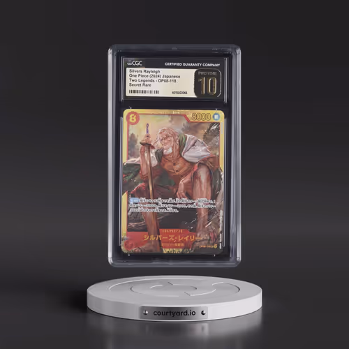 2024 Two Legends (OP08) - Japanese #OP08-118 Silvers Rayleigh (CGC 10 PRISTINE)