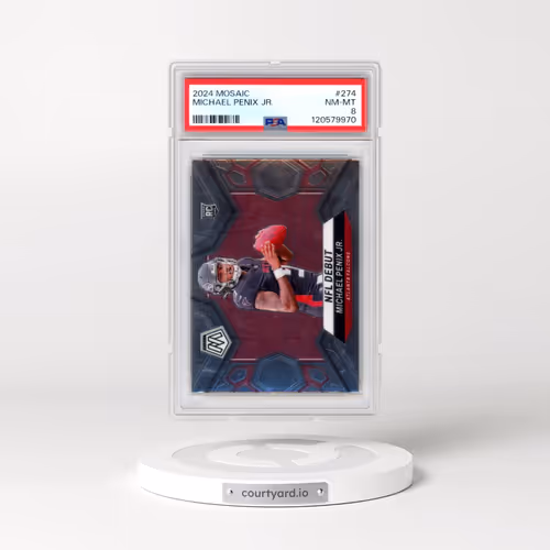 2024 Panini Mosaic #274 Michael Penix Jr. (PSA 8 NM-MT)