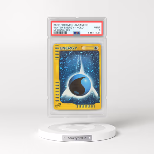 2002 Pokémon McDonald's Water Energy - Holo (PSA 9 MINT)