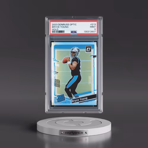 2023 Panini Donruss Optic #213 Bryce Young - Holo (PSA 9 MINT)