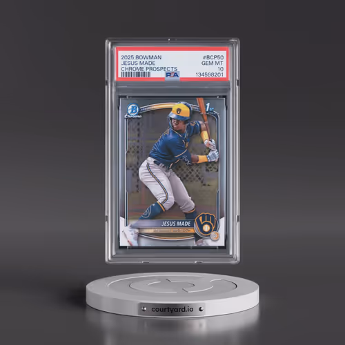 2025 Bowman Chrome Prospects #BCP50 Jesus Made (PSA 10 GEM MINT)