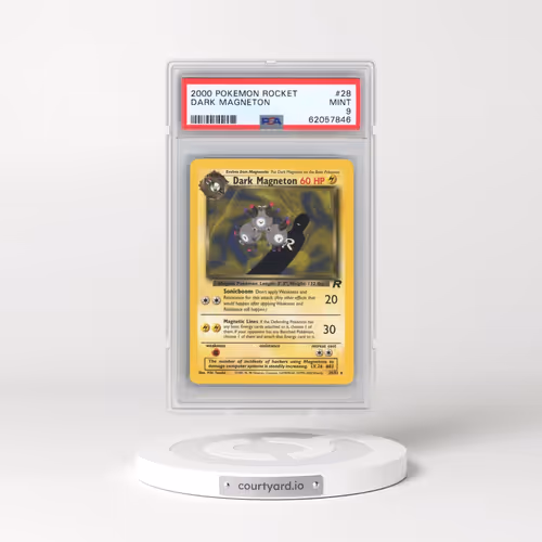 2000 Pokémon Rocket #28 Dark Magneton (PSA 9 MINT)