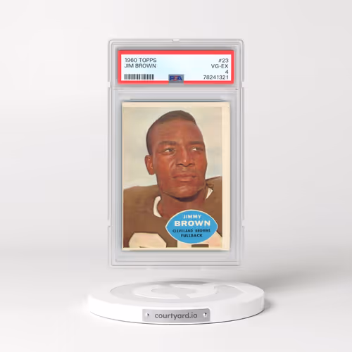 1960 Topps #23 Jim Brown (PSA 4 VG-EX)