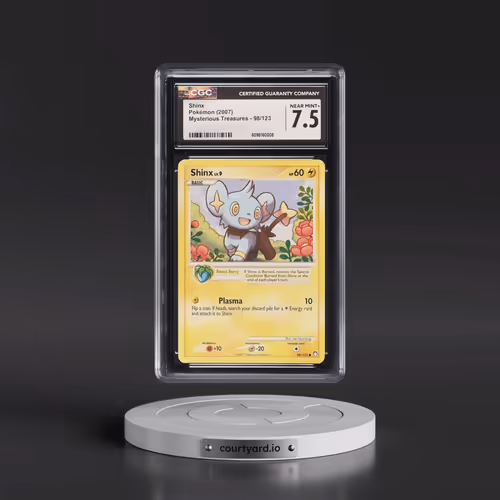 2007 Mysterious Treasures #98/123 Shinx (CGC 7.5 NM+)