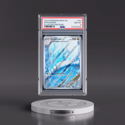 2023 Pokémon Mew EN-151 #181 Dragonair - Illustration Rare (PSA 8 NM-MT)