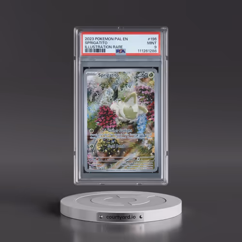 2023 Pokémon Pal EN-Paldea Evolved #196 Sprigatito - Illustration Rare (PSA 9 MINT)